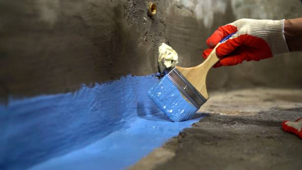 Commercial Interior Drainage System project at a Catharpin, VA business property by SJ Waterproofing Pros